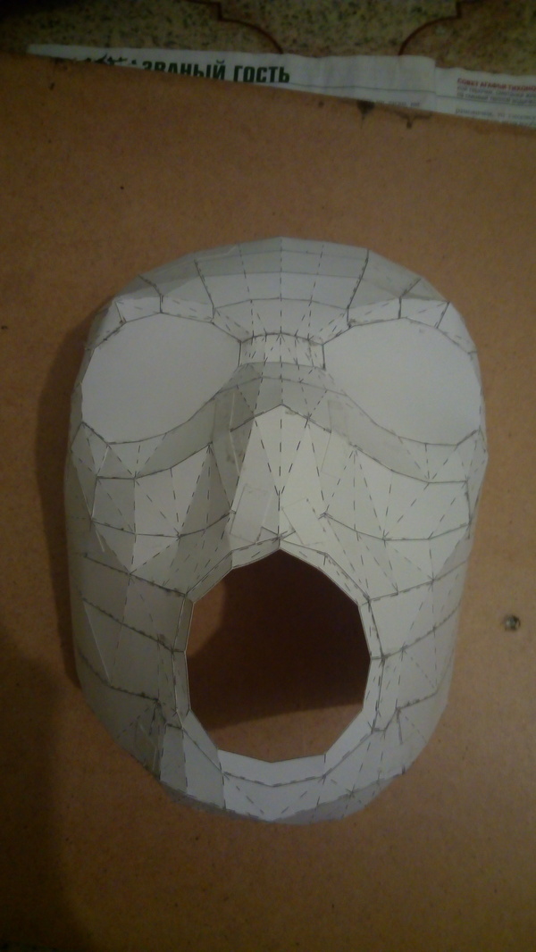 Psycho Mask from the Borderlands series of games. - Mask, My, Longpost, With your own hands, Borderlands, Papier mache