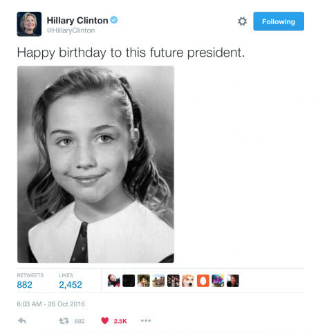 When you're really desperate and you don't have any friends - Hillary Clinton, US elections, 9GAG, Politics