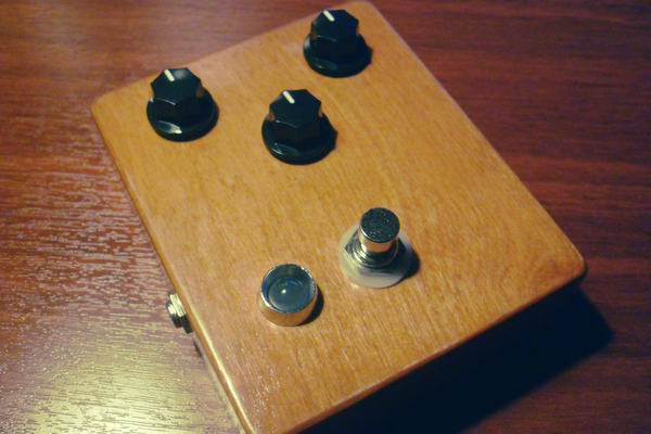 Made Deep Blue Delay and OCD...in wooden cases - My, My, Pedal, Guitar pedal, With your own hands