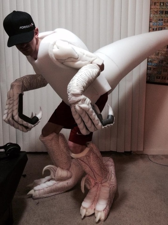 Velociraptor costume - Craft, Costume, Velociraptor, Creation, Dinosaurs, Longpost