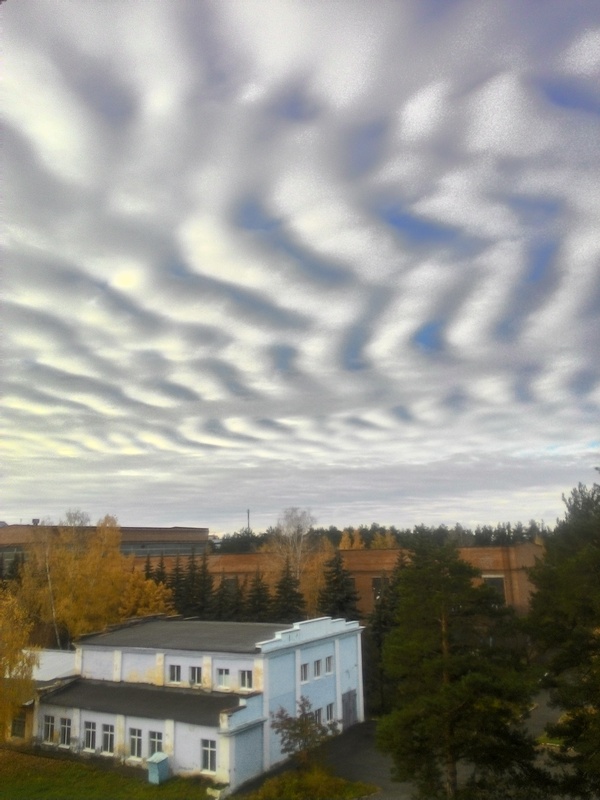 Kazan waves - My, Kazan, Sky, Photo