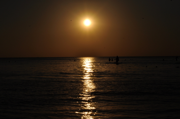 Sunset... - My, Sunset, Black Sea, Dzhemete, Vacation