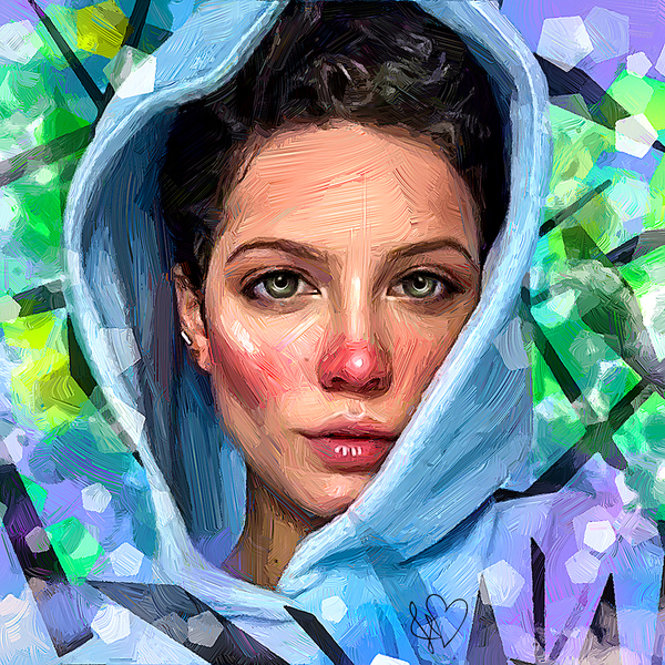 Digital Oil Painting Portrait  , , , 