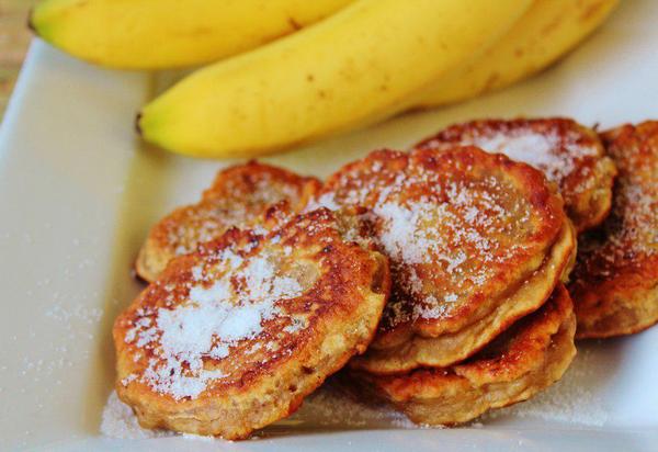 Jamaican banana fritters - Banana, Flour, Honey, Breakfast, Recipe, Cook's Diary, Longpost