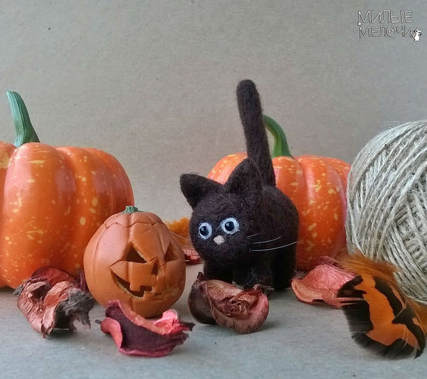 Halloween - My, Halloween, Miniature, Handmade, Creation, Milota, Longpost