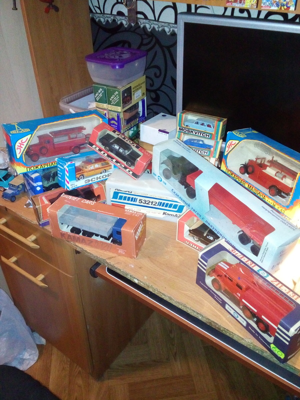 I raked the rubble at home and found) - Longpost, 1:43, Hobby, My, My, Humor, Collection