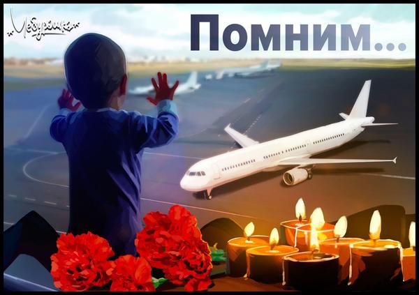 A year ago, a Russian plane crashed over Sinai. - Cheburashka, Art, Airplane, Tragedy