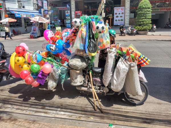 From life in Vietnam - Vietnam, Nha Trang, Moped, Motorcycles, Grandmother, Moto