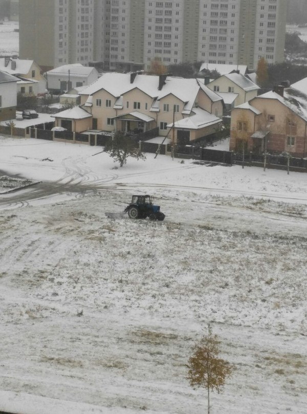 It's time to mow - Mowing, sowing, Republic of Belarus, Winter