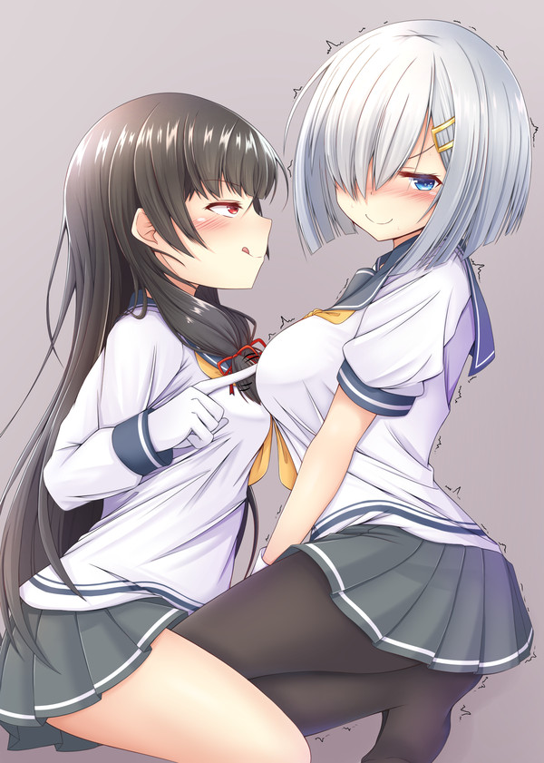  Isokaze, Hamakaze, Kantai Collection, 