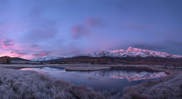 Курайская степь Курайская степь, Республика Алтай, Россия, Фото, Природа, Пейзаж, Надо съездить, Туман, Длиннопост