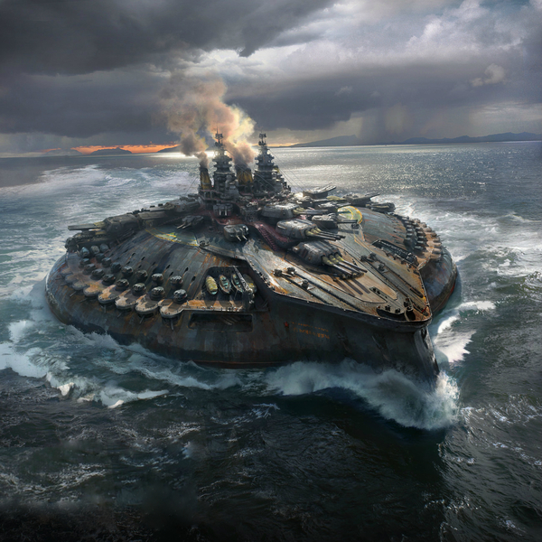 Fleet thunder. - Art, Digital, Ship, Concept, Games, Fleet, Thunder