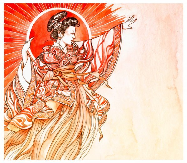Mythology of Japan. Amaterasu, Tsukiyomi and Susanoo - My, Japan, Myths, Legend, Story, God, Shinto, Longpost