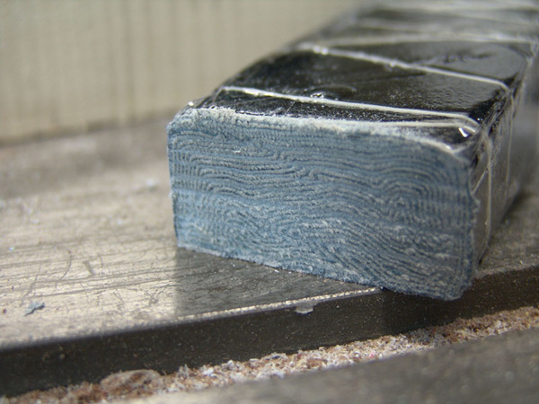 Рукоятка ножа из старых джинс (плюс эпоксидная смола и отвердитель) Крафт, Длиннопост, Нож, Рукоятка, Изготовление, Джинсы