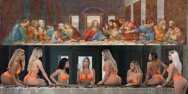 'The Last Supper' performed by Brazilian bikini girls sparks religious controversy - Photo, Religion, Jesus Christ, Brazil