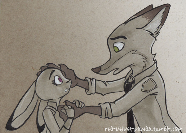    Caliosidhe, Nick Wilde, Judy Hopps, 