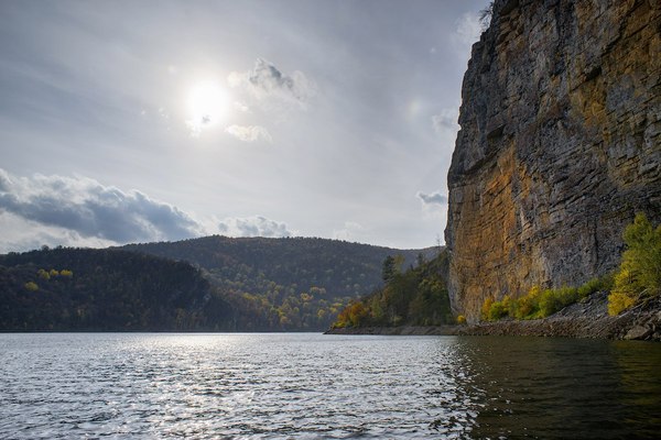 Юмагузинское водохранилище - Башкортостан, Россия, Водохронилище, Природа, Надо съездить, Фото, Пейзаж, Осень, Длиннопост, Водохранилище