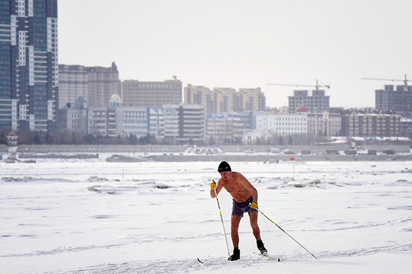 I'm standing on the pavement, I'm shod in skis - ribbon, Sport, Skis, , Enthusiasm, Longpost