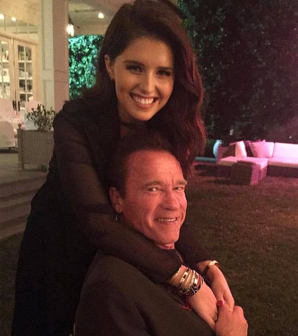 Arnie with his daughter - Arnold Schwarzenegger, Daughter, beauty