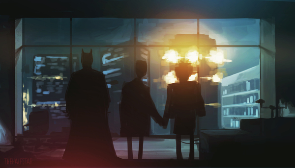 Получасовой стадик Speed painting, Бойцовский клуб (фильм), Бэтмен, Темный рыцарь, Рисунок, Photoshop, Стадик, Видео