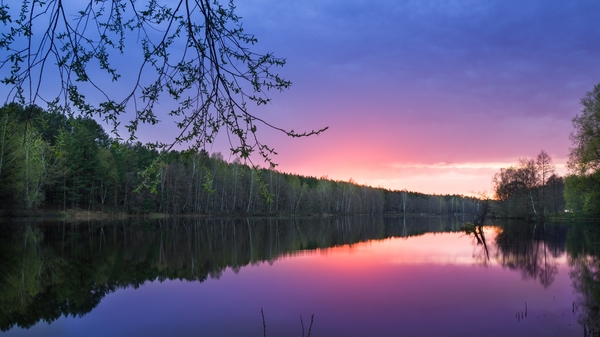 Sunset on lake Astrakhanka - My, Chuvashia, Zavolzhye, , Sony, Sunset, Astrakhan