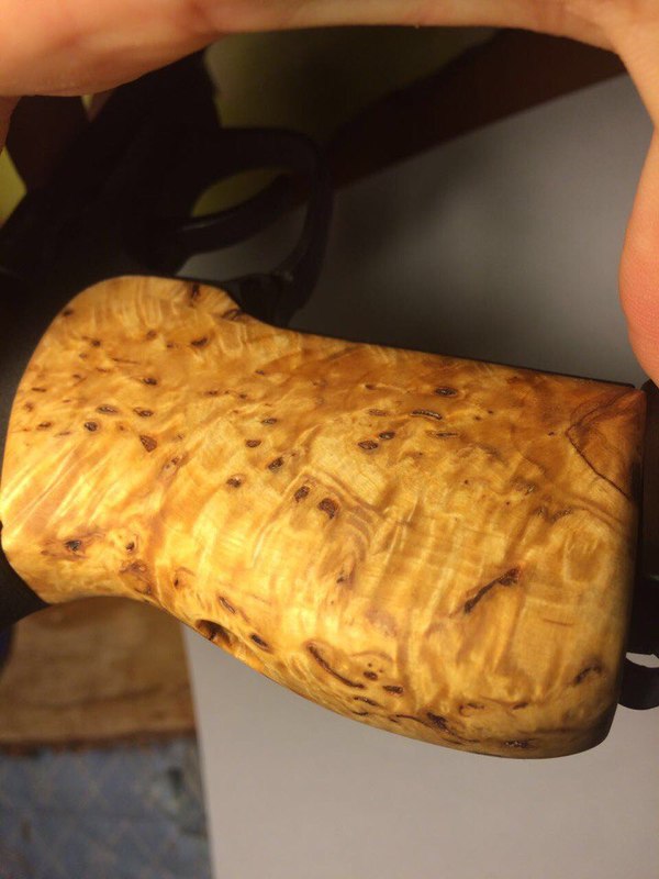 Рукоятка на "Макаров" из карельской берёзы (ручная работа) Мр8013т, Травматическое оружие, Пистолеты, Ручная работа, Рукоятка, Длиннопост, Пистолет Макарова, Карельская береза