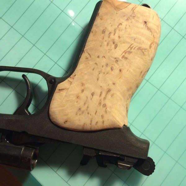 Рукоятка на "Макаров" из карельской берёзы (ручная работа) Мр8013т, Травматическое оружие, Пистолеты, Ручная работа, Рукоятка, Длиннопост, Пистолет Макарова, Карельская береза