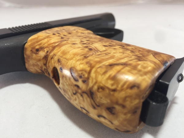 Рукоятка на "Макаров" из карельской берёзы (ручная работа) Мр8013т, Травматическое оружие, Пистолеты, Ручная работа, Рукоятка, Длиннопост, Пистолет Макарова, Карельская береза