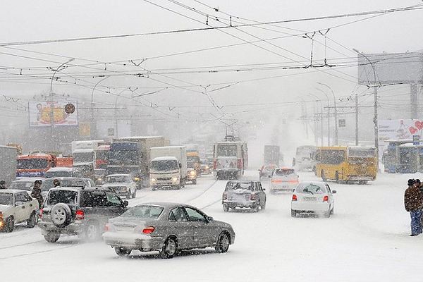 Штормовое предупреждение. - Штормовое предупреждние, Снег, Метель, Новосибирск, Россия, Интернет