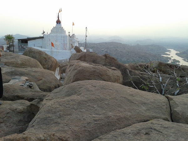 Waiting for dawn, Hanuman Temple in Hampi - My, India, Hampi, Temple, Sunrise, Hanuman