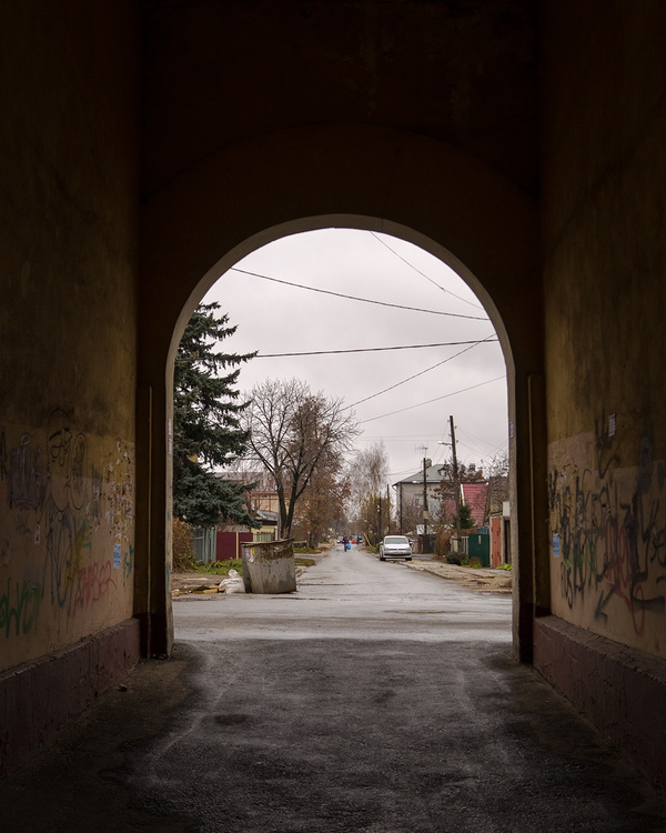 Out in the fall - My, Photo, Lipetsk, Arch, Town