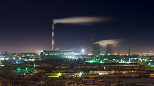 Cheboksary CHPP-2 - My, Cheboksary, Winter, Night, CHP, Sony, Industrial zone, Night shooting