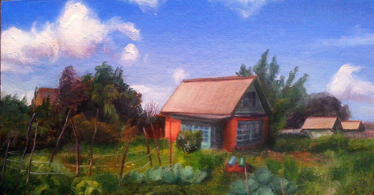 Картины про дачу