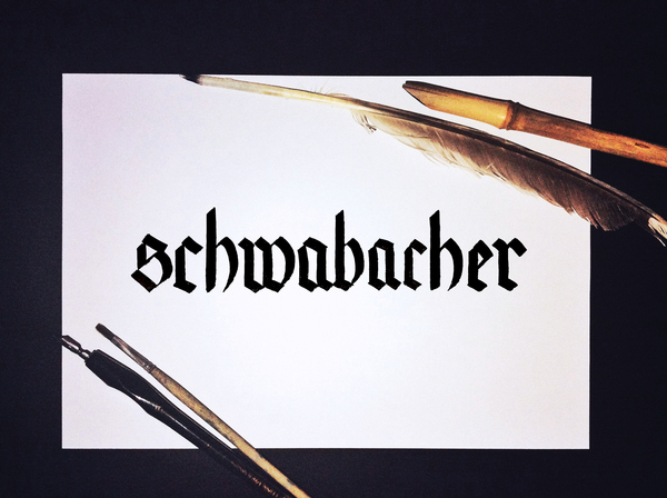 старый немецкий шрифт образцы букв