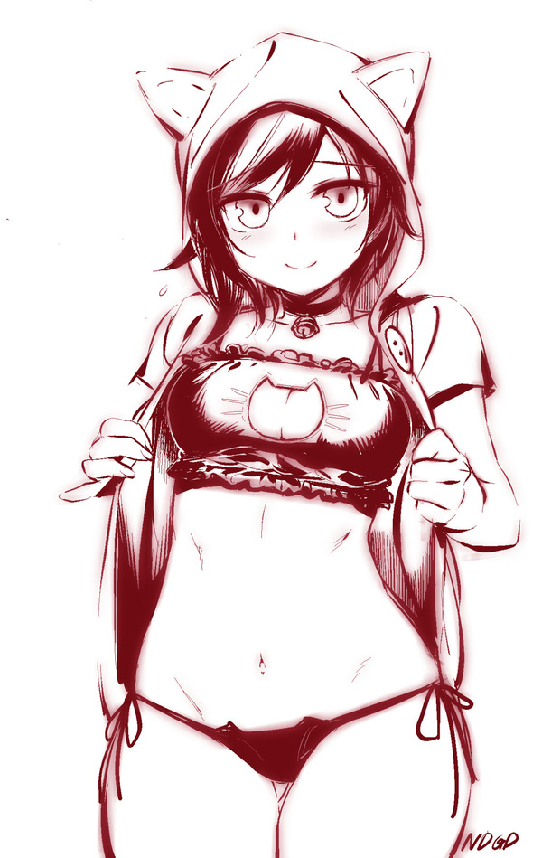 RWBY - NSFW, RWBY, Anime, Not anime, Anime art, Ruby rose, Strawberry, Longpost