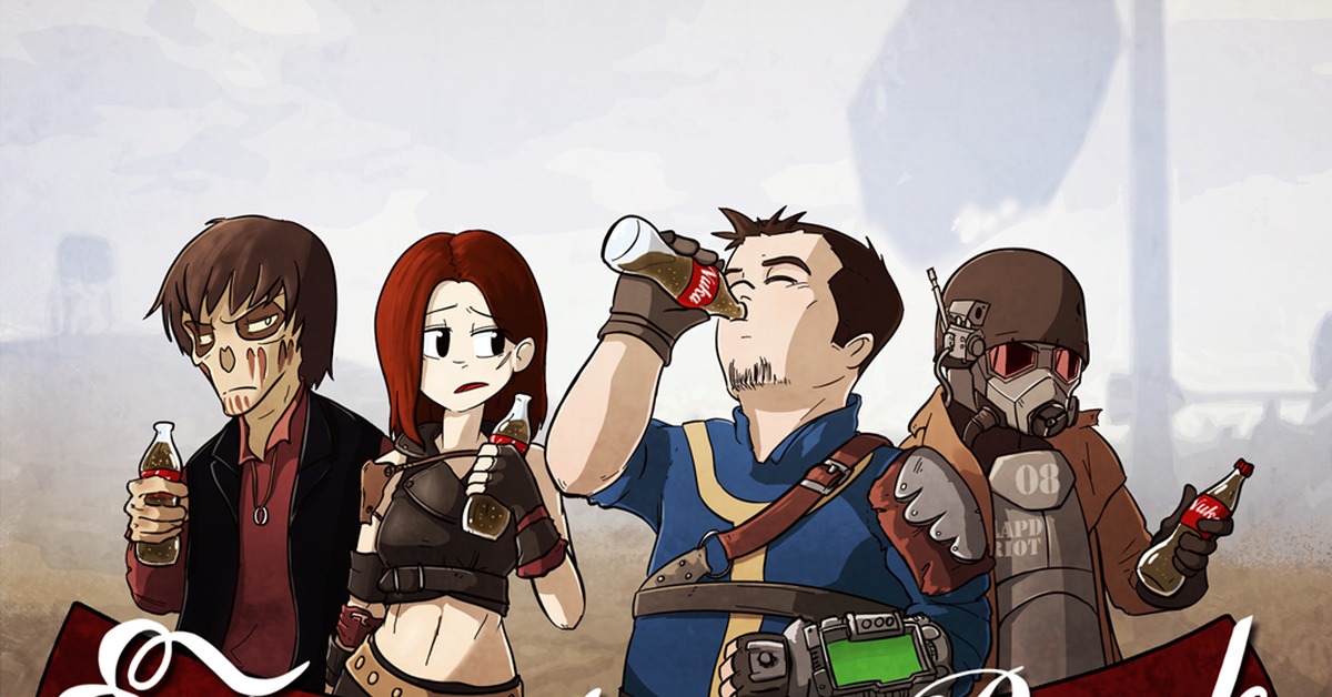 Fallout red. Fallout: Nuka Break. Fallout ядерный перекур.