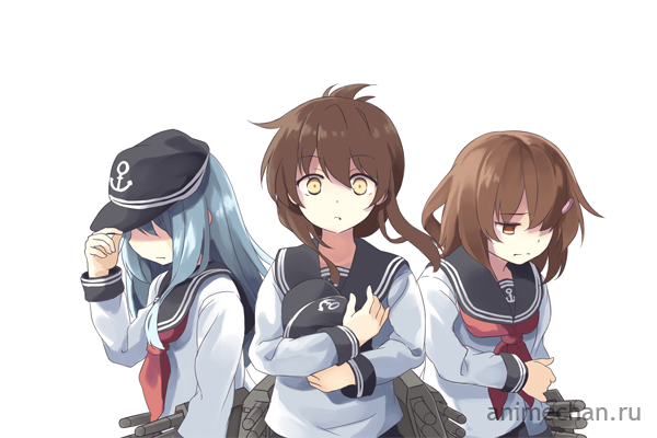 The real story of the 6th division of Japanese destroyers on the example of KanColle - Kantai collection, Hibiki, Akatsuki, Ikazuchi, Inazuma, Longpost, Story, Anime