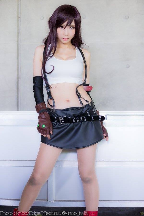 Тифа Локхарт (Final Fantasy VII) - Косплей, Азиатский косплей, Final Fantasy, Final Fantasy VII, Tifa Lockhart, Длиннопост