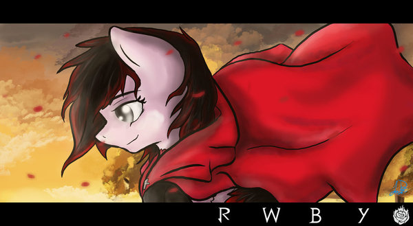 Ruby rose - My little pony, Ponification, RWBY, Ruby rose