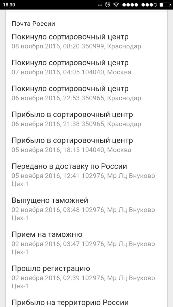 Another package from Ali. disappeared at the Russian post office in Krasnodar - My, Theft of parcels, Post office, Krasnodar, Longpost