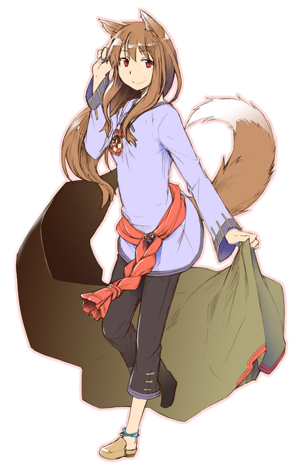 Horo/Holo Anime Art, , Spice and Wolf, Horo, Holo