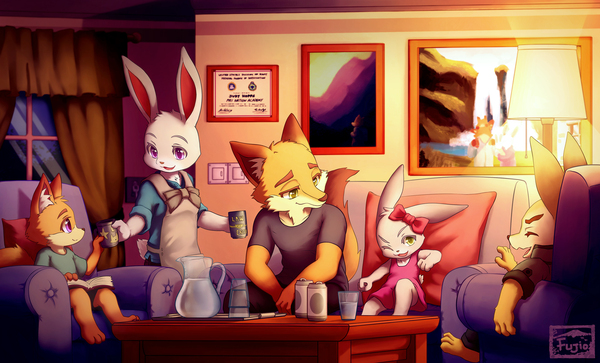Family days. - Zootopia, Zootopia, Nick and Judy, , , Finnick the Fennec
