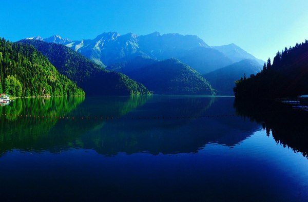 Abkhazia - My, Abkhazia, Lake, The mountains