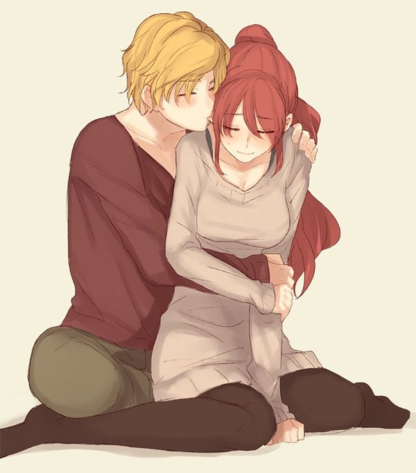 Together forever - RWBY, Anime Art, Аниме, Не аниме, Pyrrha nikos, Jaune Arc