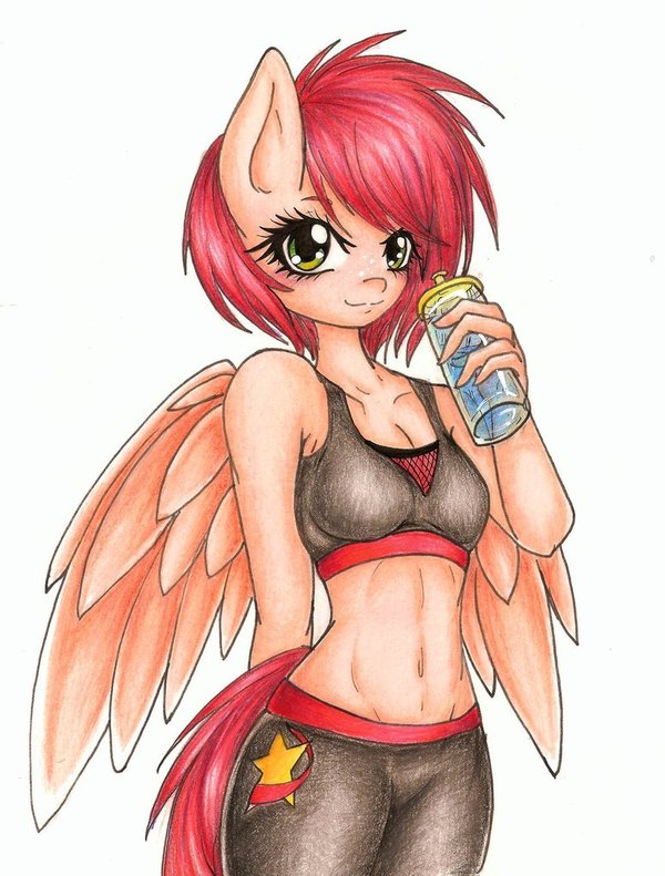 After training. My Little Pony, 