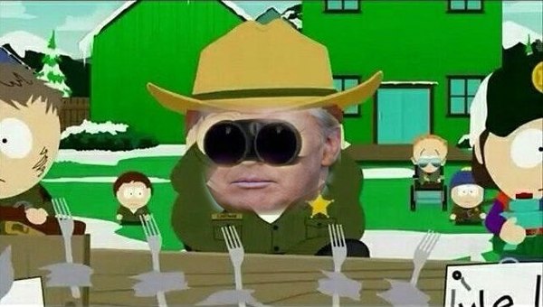 A gang of dirty Mexicans dream of crossing our border, and we must stop them. - Centipoise, Donald Trump, From the network