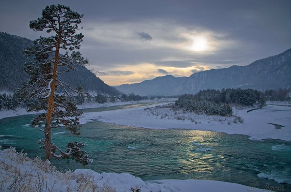 Winter Katun. - Katun, Mountain Altai, Altai, Russia, Photo, Nature, Gotta go, Landscape, Longpost, Altai Republic