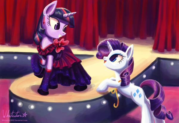 Night Out My Little Pony, Twilight sparkle, Rarity