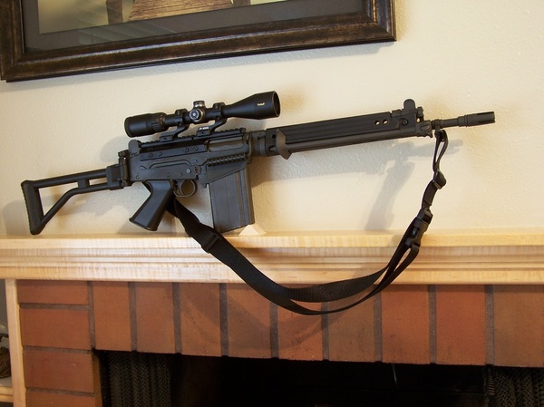FN FAL assault rifle (Belgium) - Weapon, Assault rifle, FN FAL, Longpost