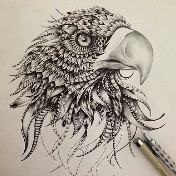 Few eagles from around the world - Llt, Tattoo, Eagle, Sketch, Sketch, Tattoo, Longpost